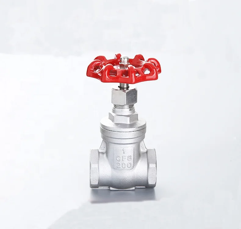 Водяной нержавеющей стали 316 гидравлический винт заканчивается NPT с маховиком оператора 200wog задвижка 1 дюйм, нож задвижка