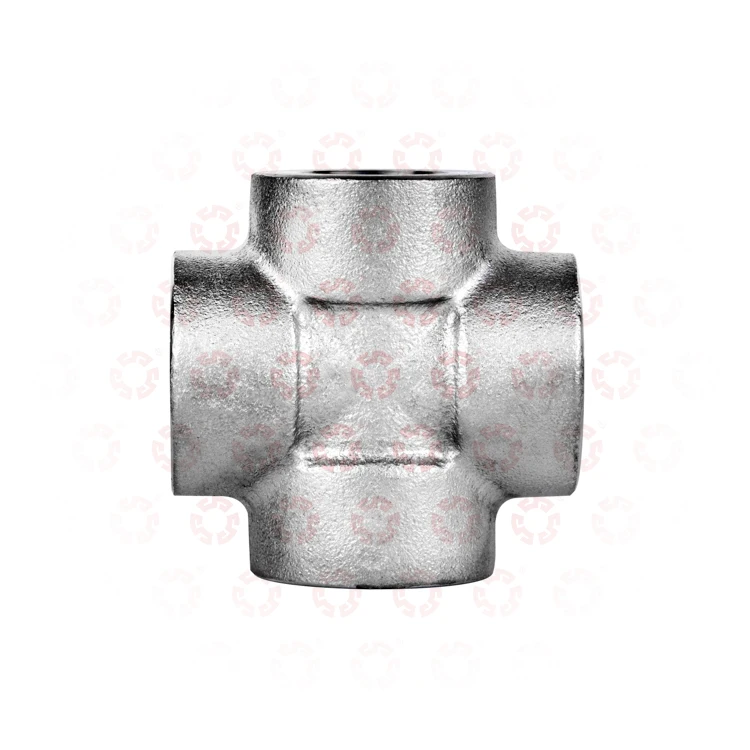 Socket Weld Cross Equal Stainless Steel 304 316 Resistant 100KG Four-Way For Pipe Connection Fittings