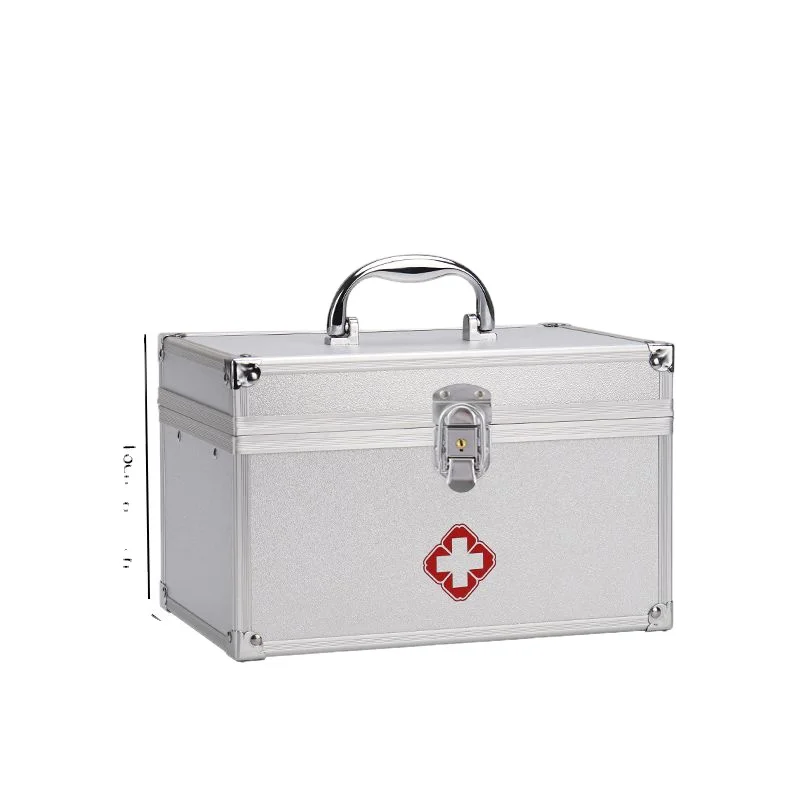 Manufacturer New Desig Medical Equipment Empty Aluminium First Aid Box