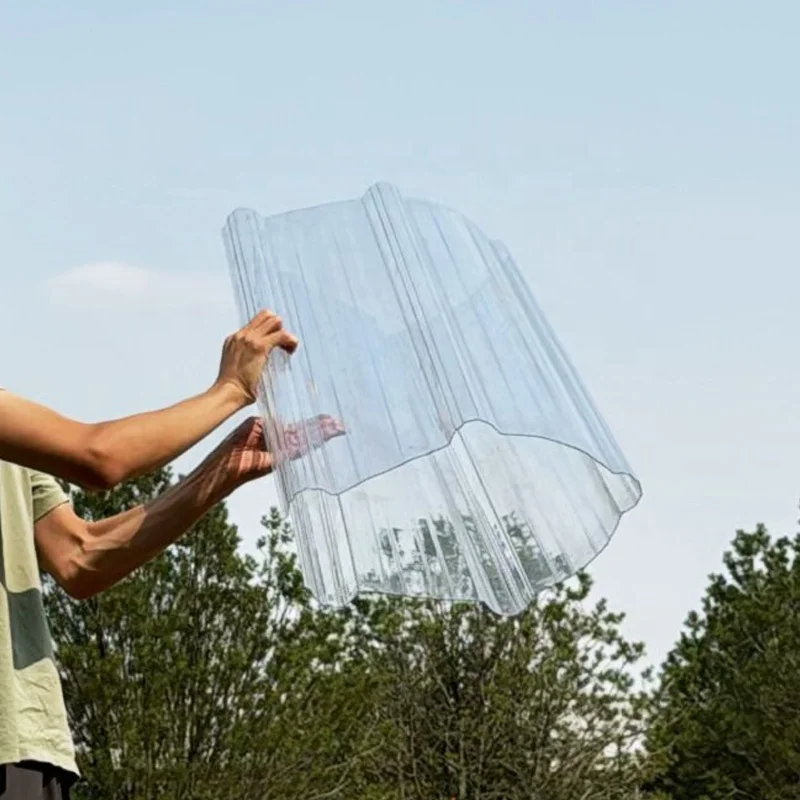 2.5mm 1.5mm Clear Brown Covers Corrugated Plastic Patio Cover Policarbonato Tile Polycarbonate Wave Greenhouse Roofing Sheet