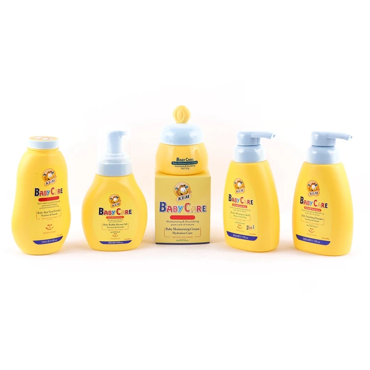 ICESUMMER 260ML Organic Baby Shampoo & Shower 2in1 Kids Hair Shampoo And Shower Gel Set