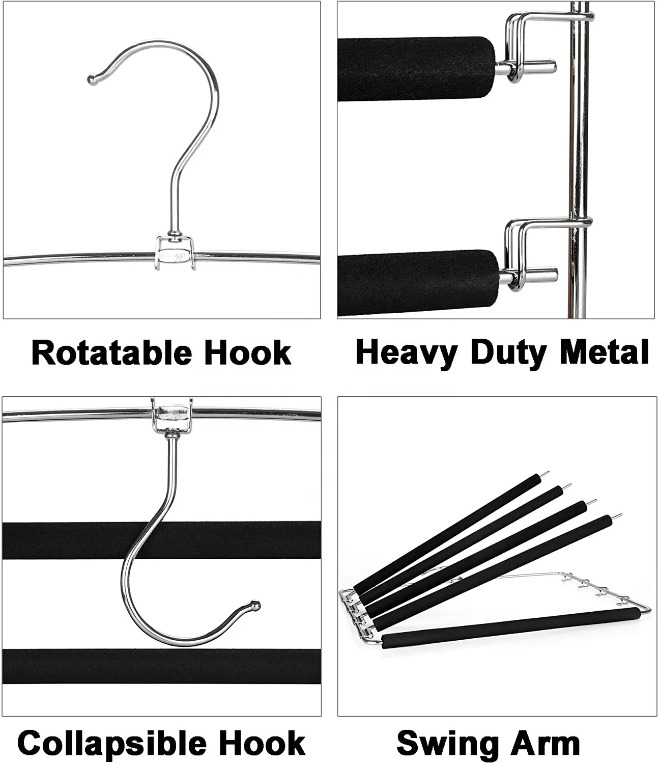 Manufacture Metal Foam Function Display Pants Hanger