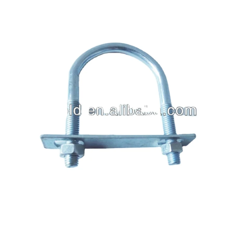 
spring steel u bolt shape cable clip with m8 screw 