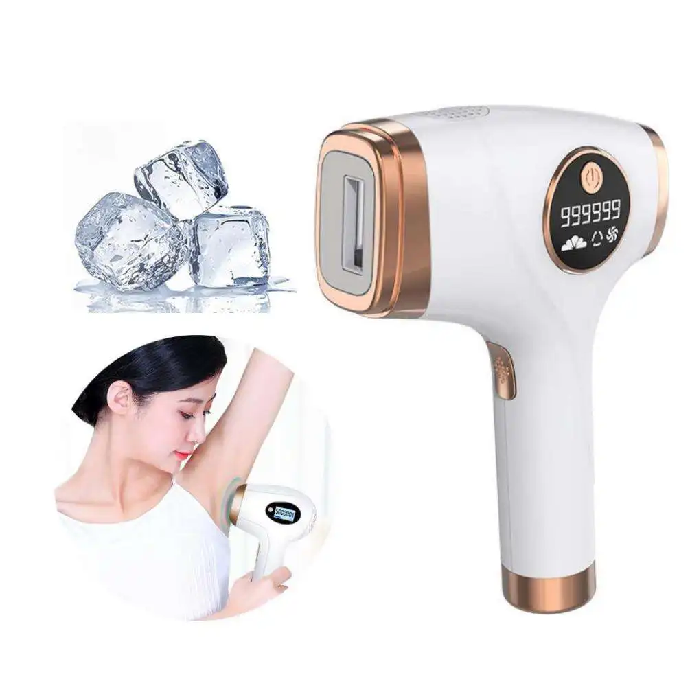 Portable Handheld Hair Removal Device 500000 Flashes Light Painless Hair Removal Machine Ice Cool Ipl Hair Removal Device