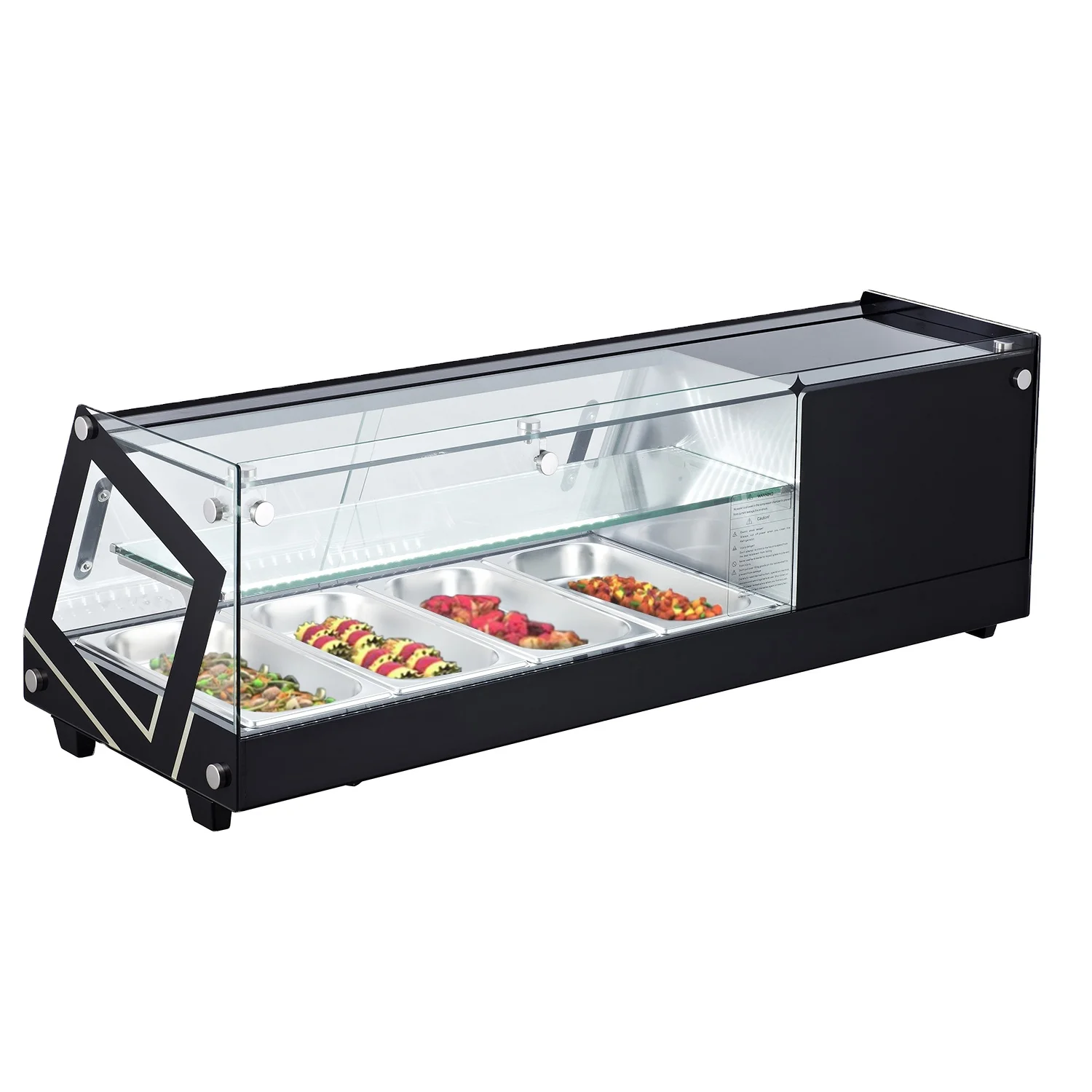 Smad 64L  Counter Top Salad Vegetable Sushi Cabinet Shop Display Showcase