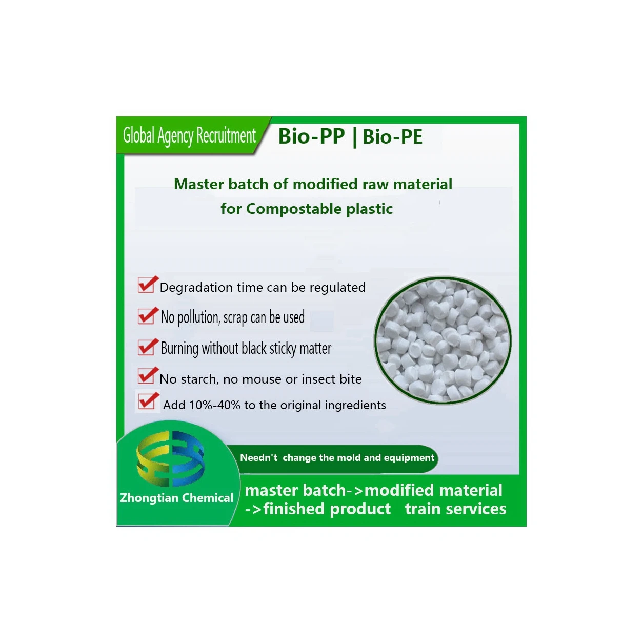  Hot Selling Pellets Color For Material Filling Plastic