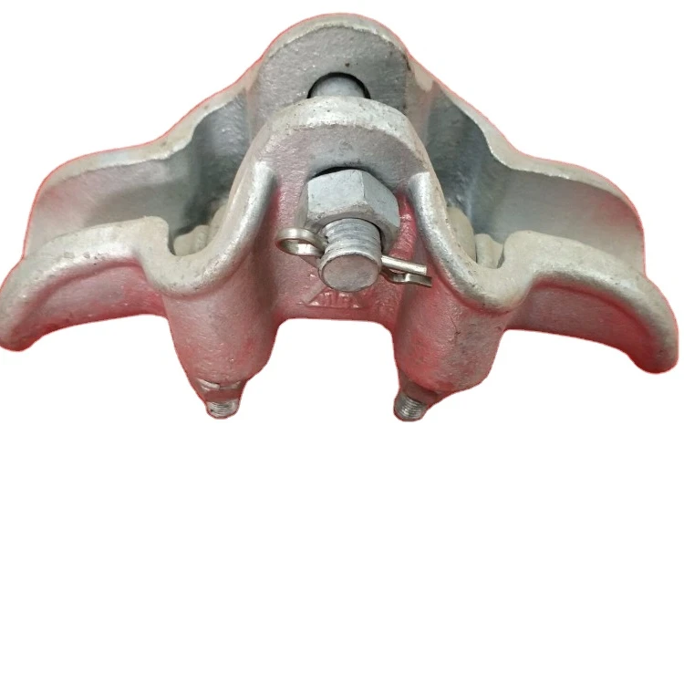 overhead line hardware  Hot Dip Galvanized Suspension clamp with socket clevis steel  suspension clamp power accessories