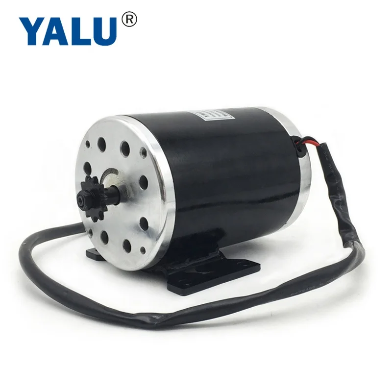 YALU MY1020 1000W 36V 48V High Speed Reverse Electric Bicycle Scooter DC Motor for DIY Tricycle Middle Mountain Bike