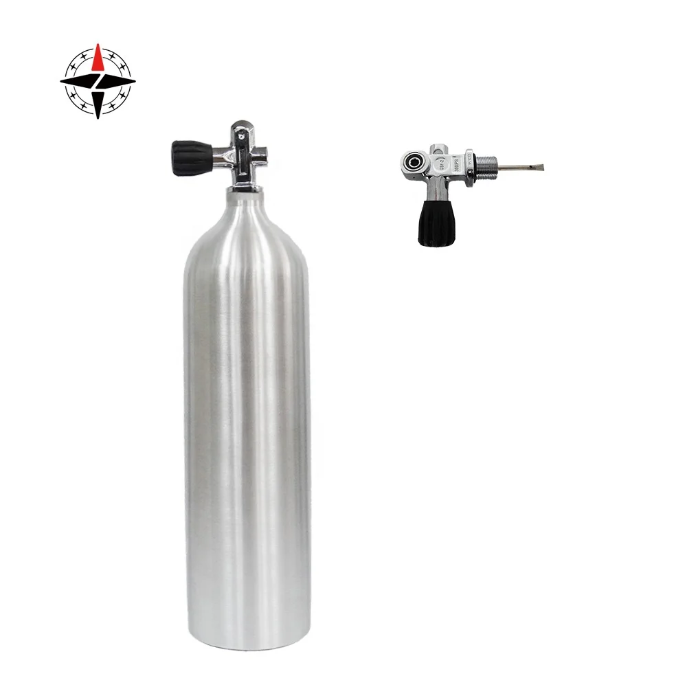 Factory Supply SCUBA Dive Tank Diving Cylinder DIN YOKE Regulator Mini Pony Tank 0.5L 6L 8L 10L Aluminum Tank Plongee