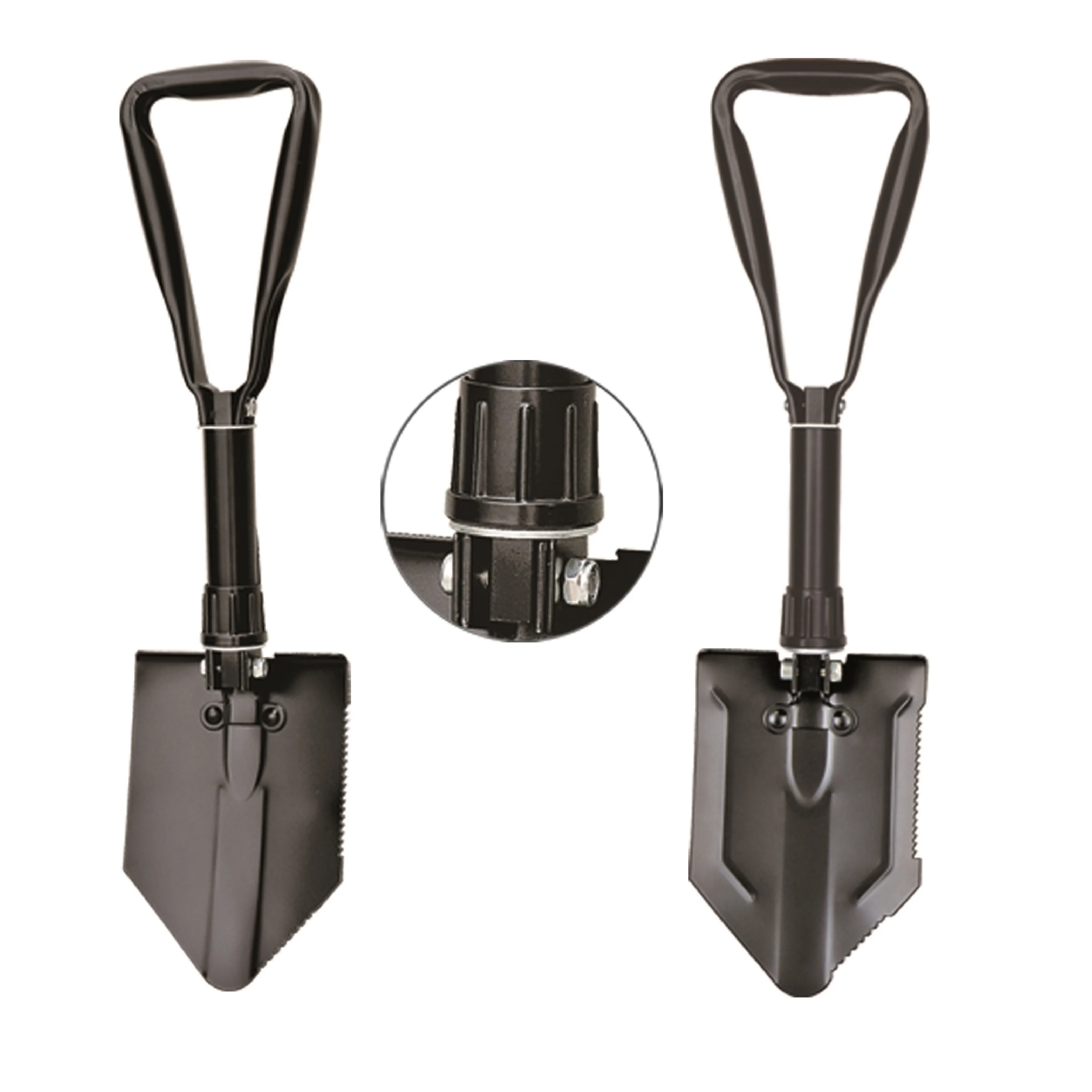 305 Folding Survival Shovel w/Pick - Heavy Duty Carbon Steel Portable Lightweight Outdoor camping shovel Entrenching Tool