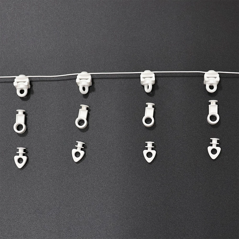 YIBO factory Hot selling ripple fold curtain rail S wave curtain runner wave ripple fold curtain accessories