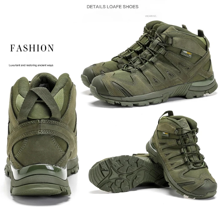 Мужские наручные часы в Военном Стиле, SWAT армейские тактические амортизация анти-скольжения, не сползающее обувь