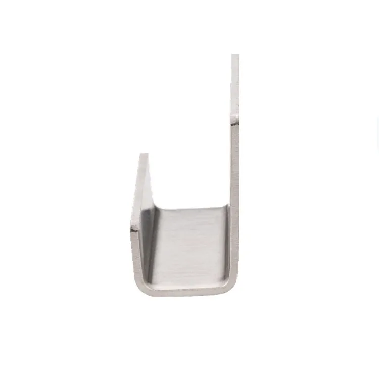 Stainless Steel Wall Mount Glass Clip Bracket Ceramic Tile Hanging Code Brushed Display Board Hook Bracket