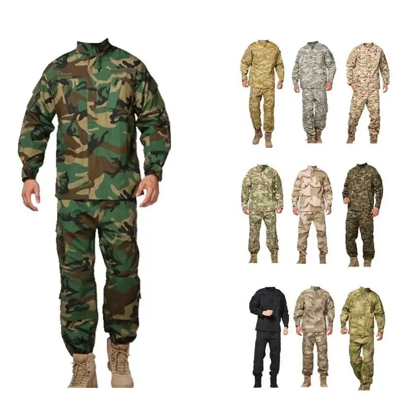 HF Factory Supply Multi Colors Security Guard Tactical Combat Camouflage Acu Uniform