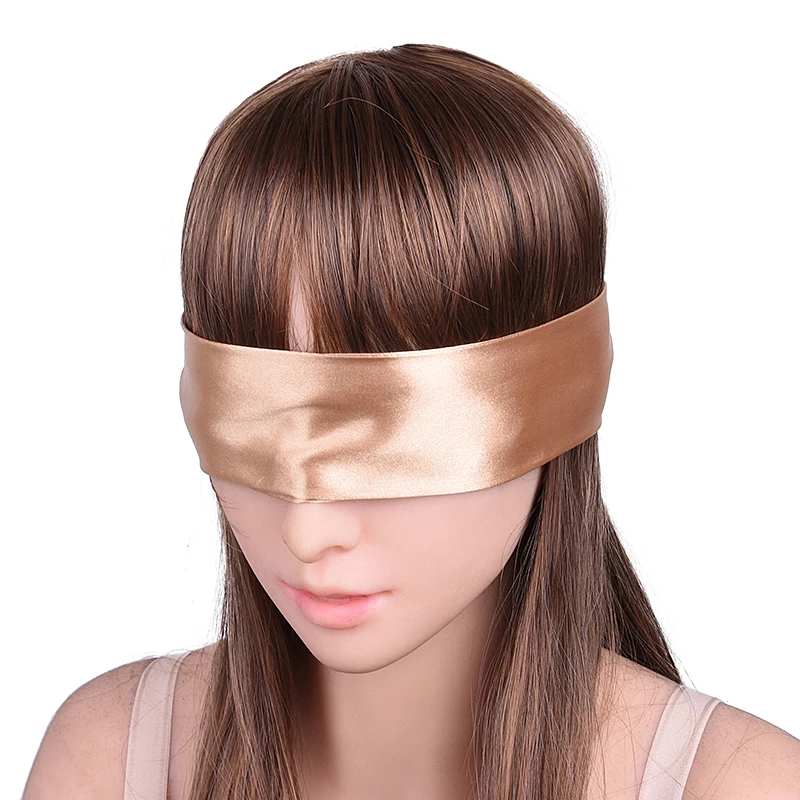 
Adults supplies, Wholesale customized new double-side satin soft smooth sexy eye mask blindfold for sleeping travel nap beach 