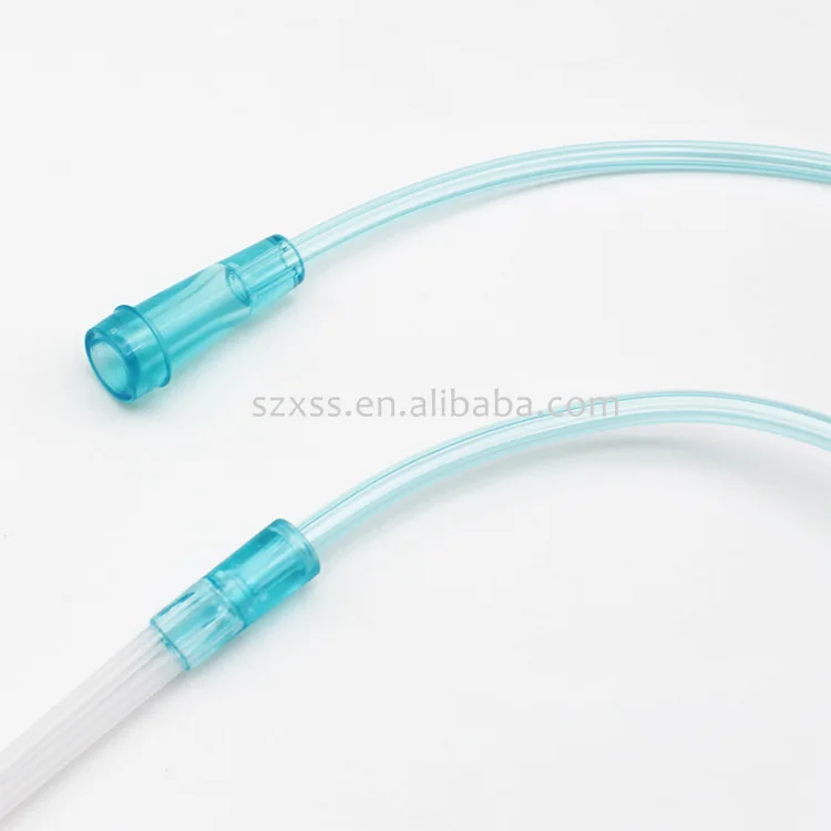 Adult High-Flow Luer Lock Pressure 7 Ft Soft Psg Nasal Etco2 Monitoring Cannulas For Sleep Apnea