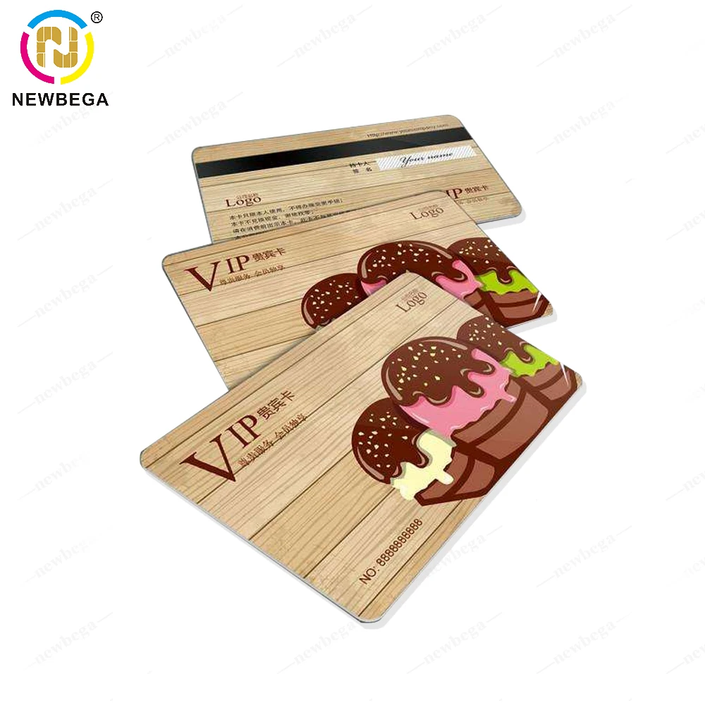 Custom Logo PVC Member Magnetic Stripe Card Plastic VIP Loyalty Gift Card for Small Business Retail Store
