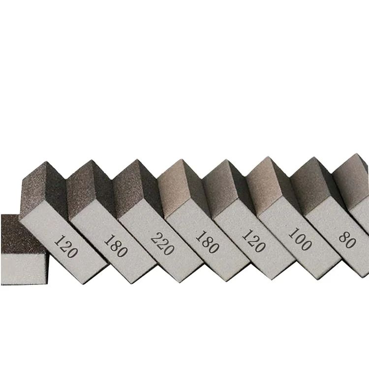 Best price Waterproof  diamond hand polish square sanding polishing sponge 120 grit  sand block  for drywall