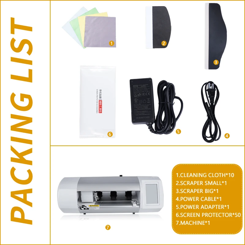 China hydrogel film screen protector cutting convenient phone screen protector cutting machine