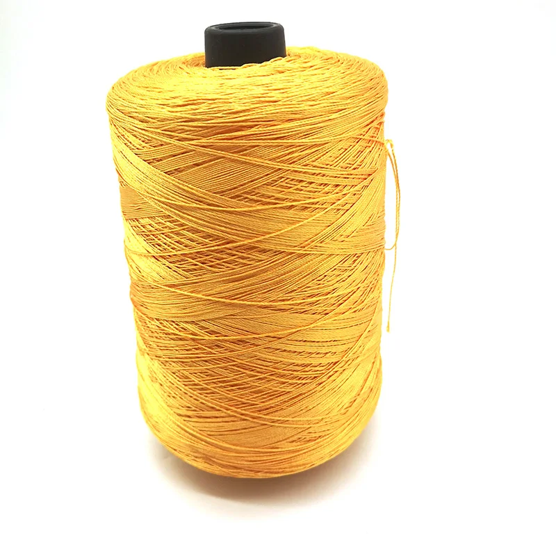 120D Polyester Huge Spool Embroidery thread 300D 100% Polyester Sewing thread bright twist fringe  for curtain tassel thread