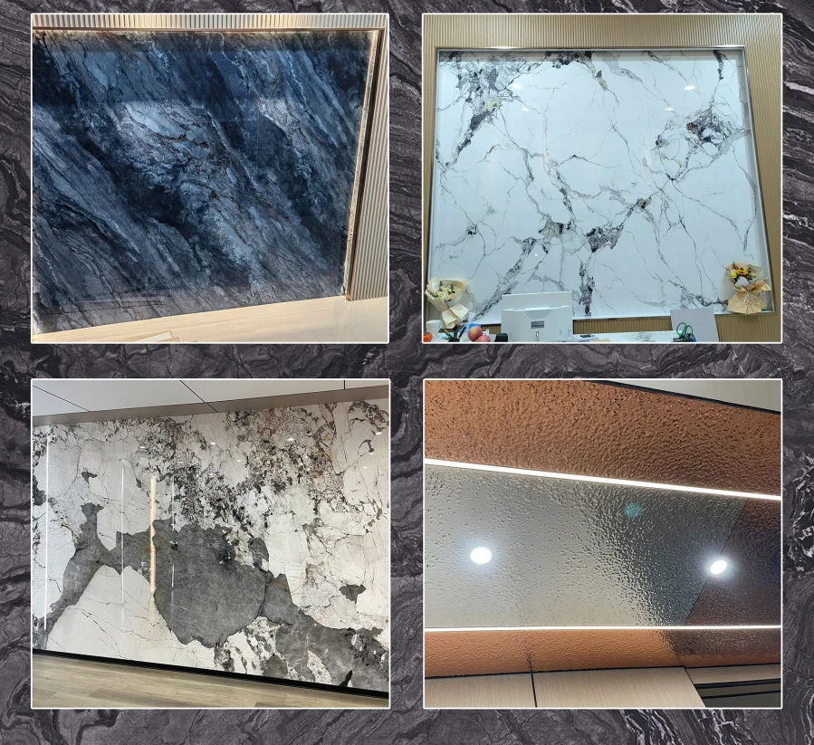 Indoor large size carbon slate wall pvc wall panel marble wall panels/boards