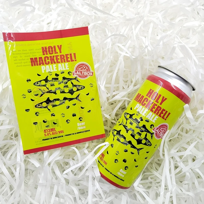 GH-Printing Custom digital printing plastic aluminum foil PET PVC pe film steam heat shrink wrap sleeve beer label