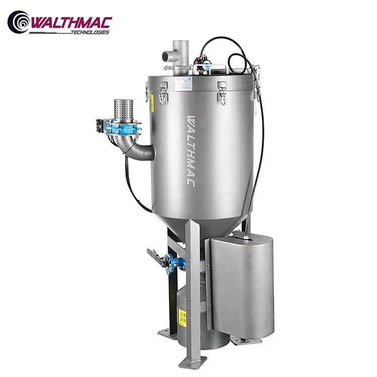 Industrial overhead vacuum conveying systems for plastic powder production line automatic centralized vacuum conveyor system