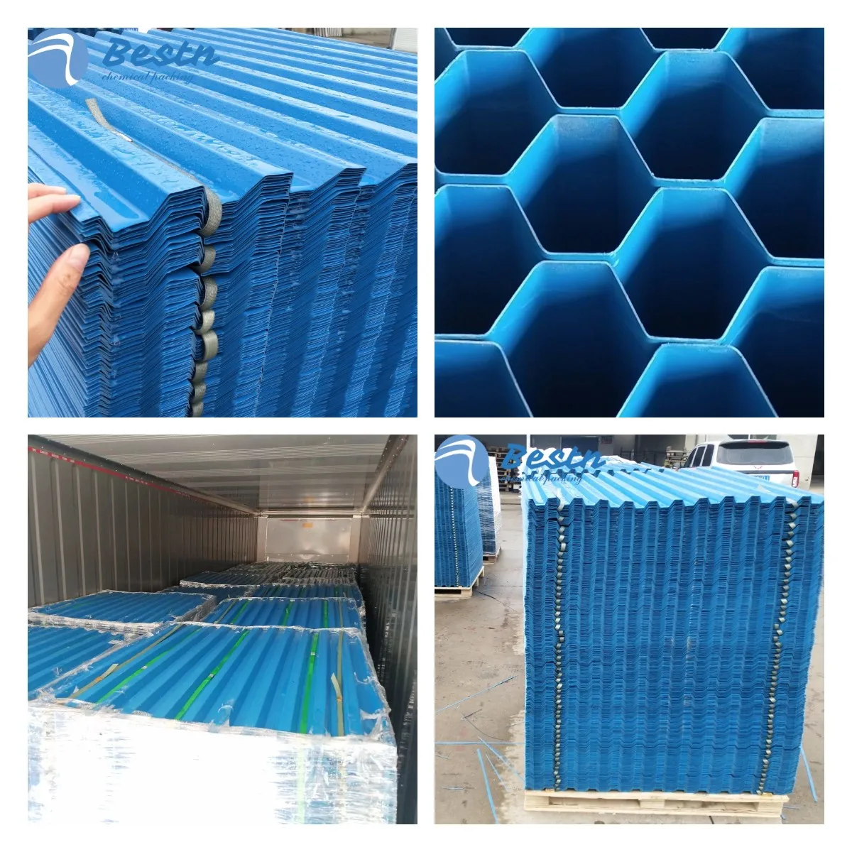 PP PVC lamella clarifier Sedimentation tank Inclined plates clarifier Tube Settler