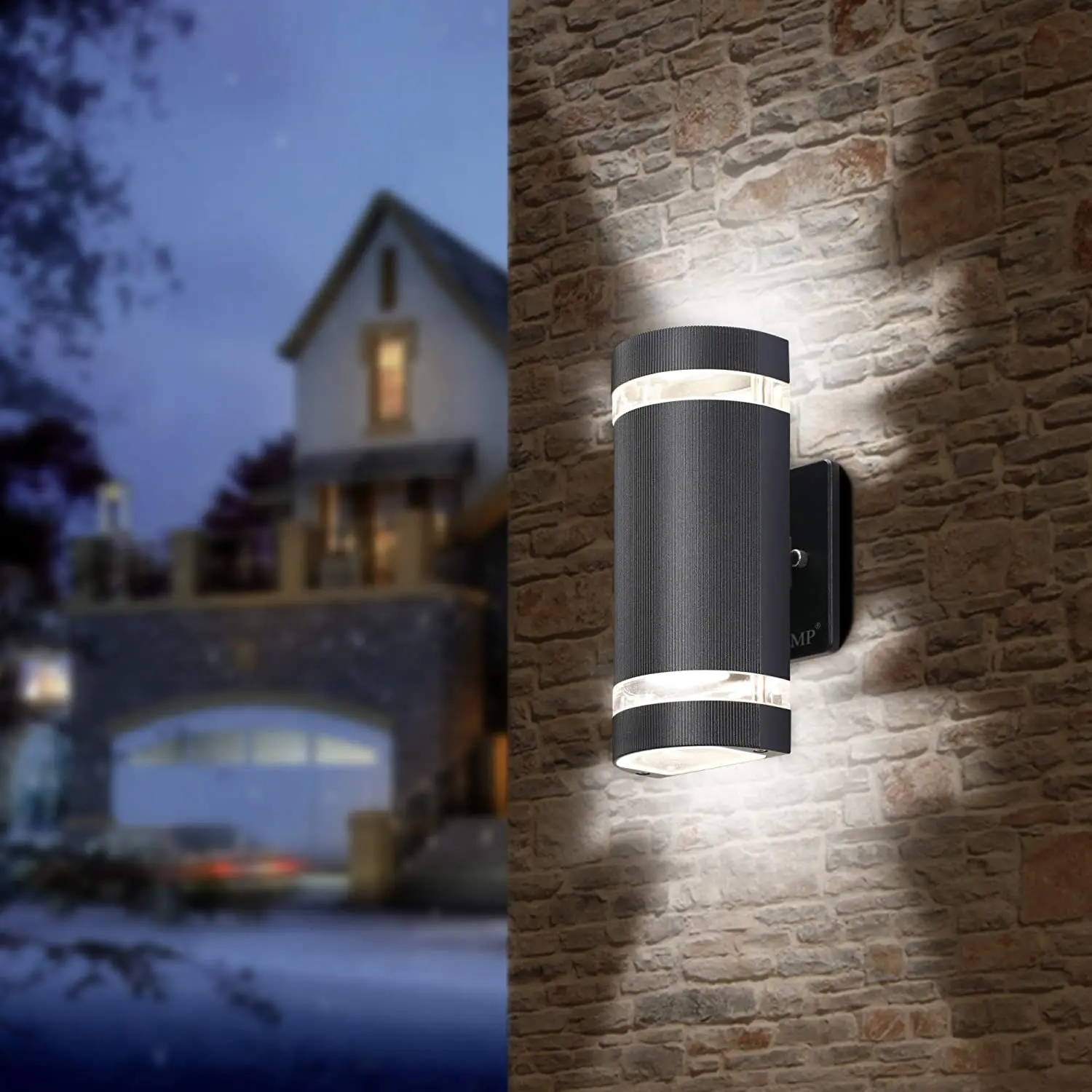 IP65 Outside wall lamp Exterior light Led Single Half Cylindrical E27 ETL Wall Mounting Lighting Fixture