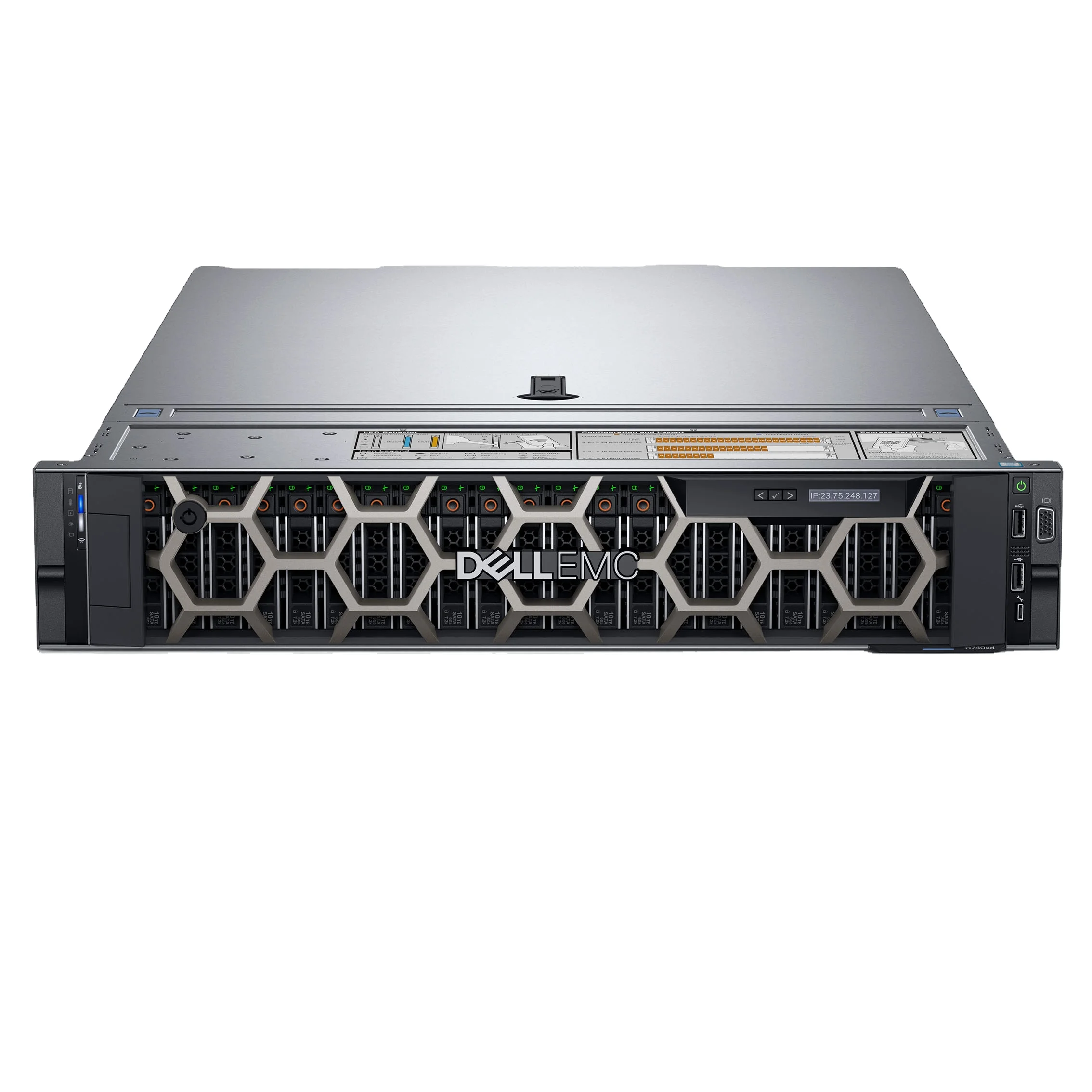 Горячая Распродажа, новый Настольный Сервер Dell Poweredge R740 Xeon Бронзовый 3204 16 Гб памяти 2 ТБ жесткий диск H330