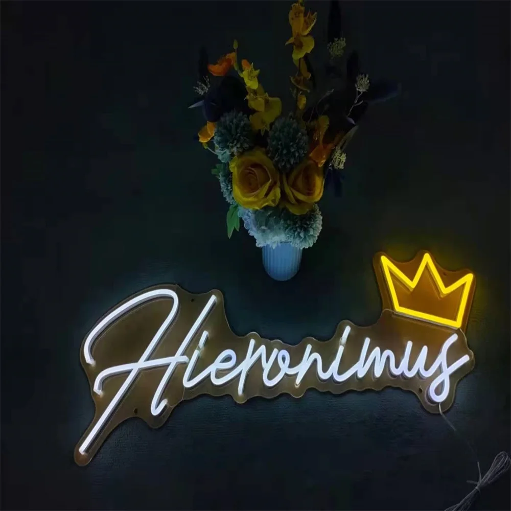 Drop Shipping 50cm Electronic Custom Made Pvc Glass Silicone Led Light Letters Wedding Mr&mrs Led Neon Sign