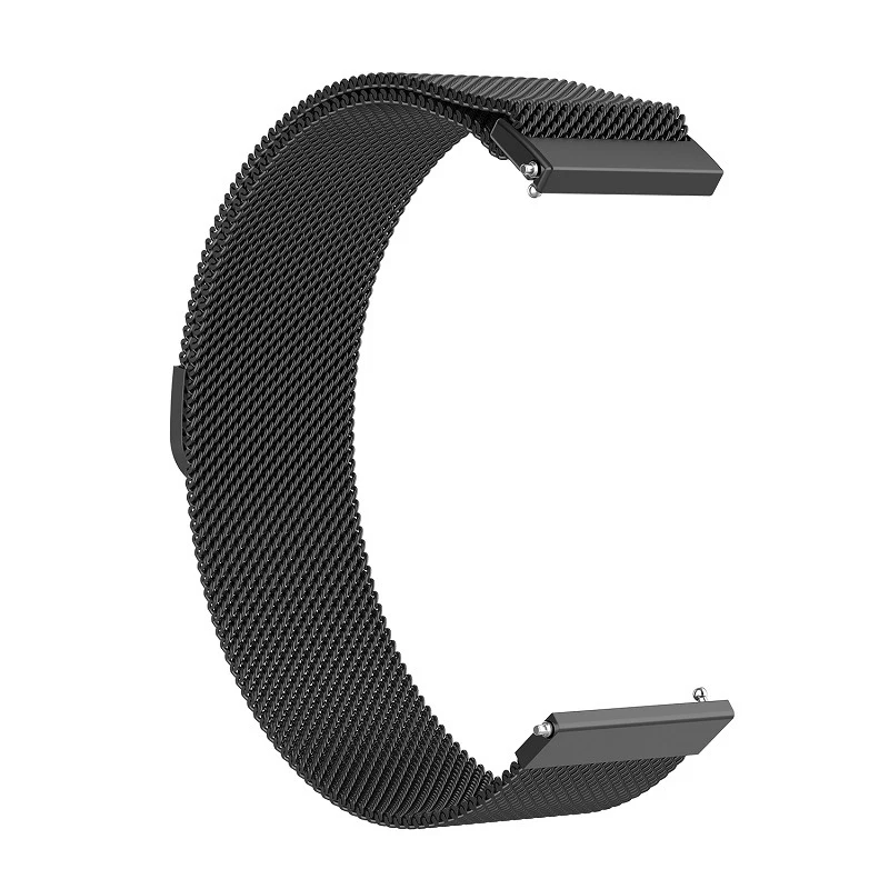  Ремешок «Миланская петля» для Samsung Galaxy Watch 46 мм 42 Gear S3 Frontier Huawei gt 2 Active Amazfit Bip Band 22 м