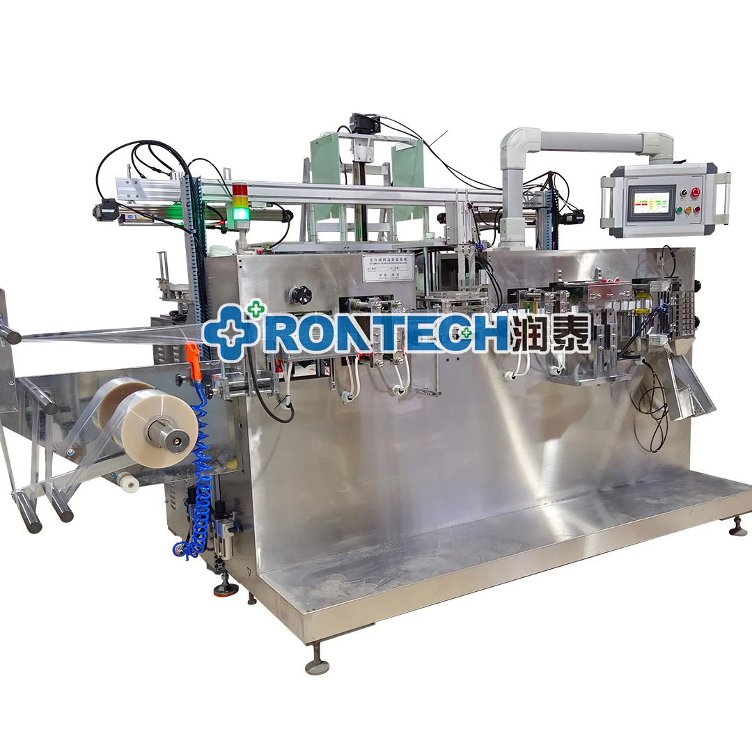 Hot  sale  fast food  using plastic gloves full automatic  disposable PE gloves folding packing machine