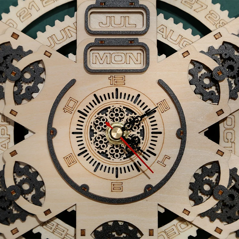 3d Puzzle calendar Hot Sale Toy  Jigsaw Wood Crafts 3D Wooden Puzzle Gifts