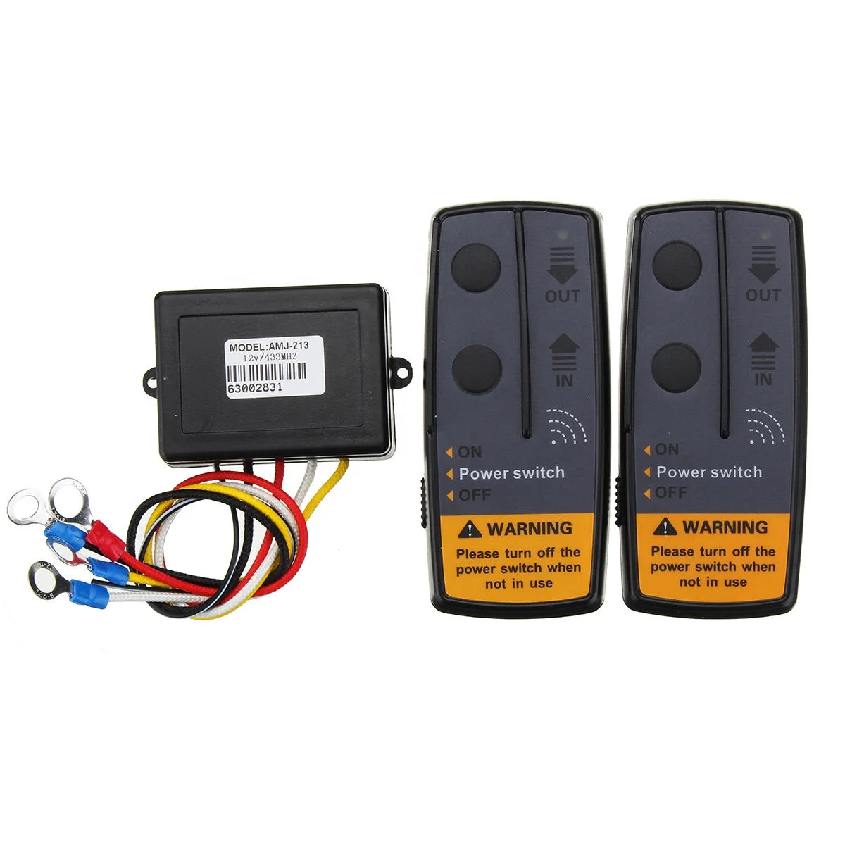 Digital 2.4G Wireless Winch Remote Control Recovery Kit 12V 24V For Jeep SUV ATV