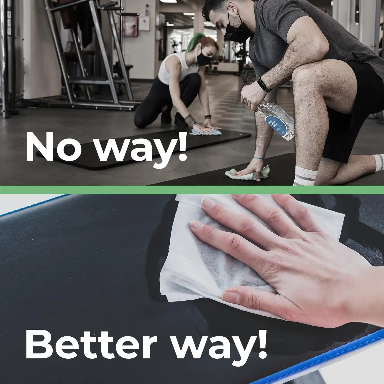 Lookon Big roll antibacterial Gym wipes