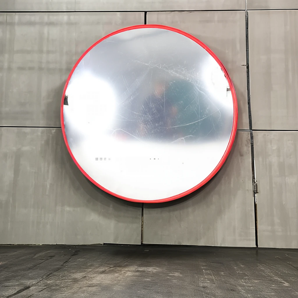 Large Round Outdoor Mirror Blind Spot Mirror For Driveways Stores Office