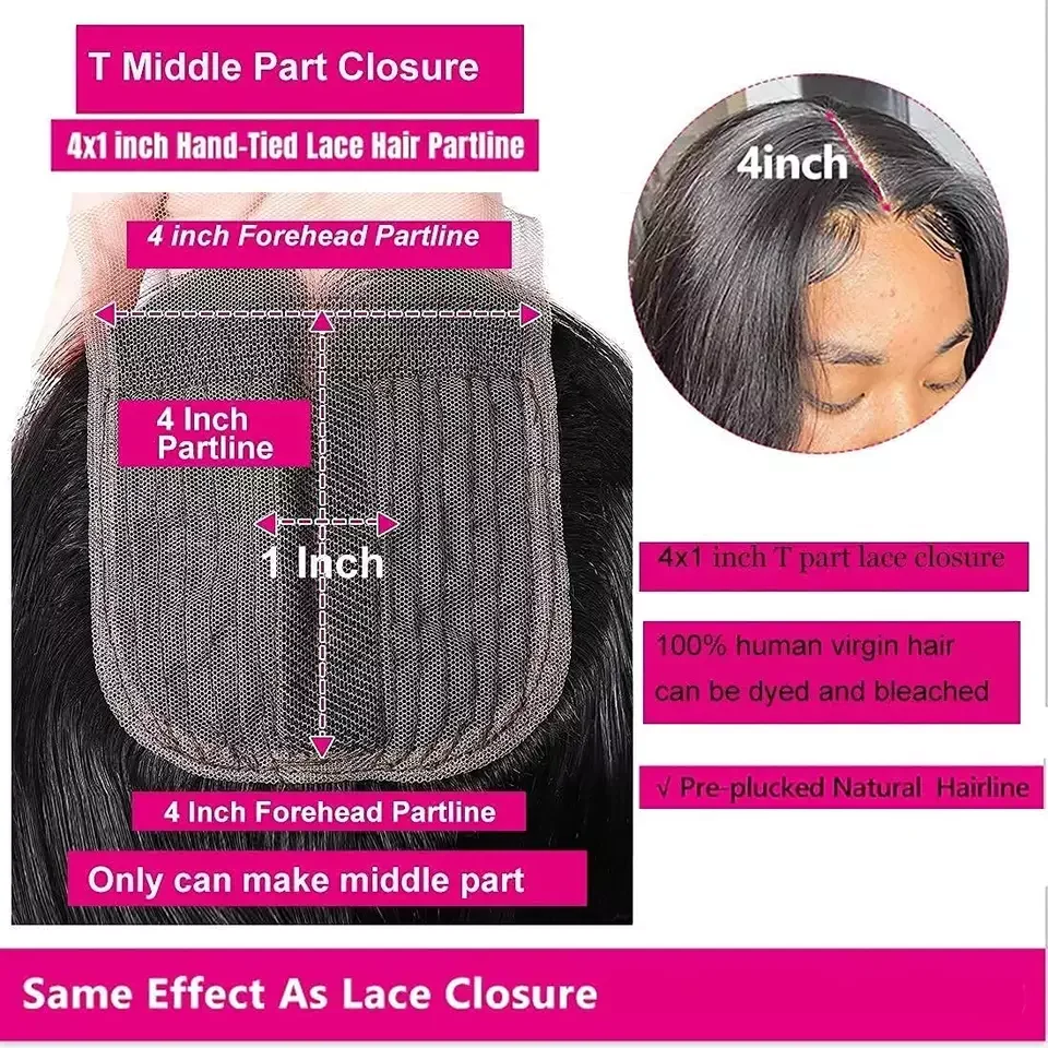 New Design 4x4x1 T Part Bob Lace Wigs 100% Human Hair Product Best Cheap Natural Color Wig T part Brazilian Wigs Vendors