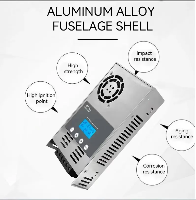 60 Amp Solar Char Controller MPPT Auto PWM Off-Grid Solar Panel Controller 36V/48V Rated Volta RoHS CE Certified