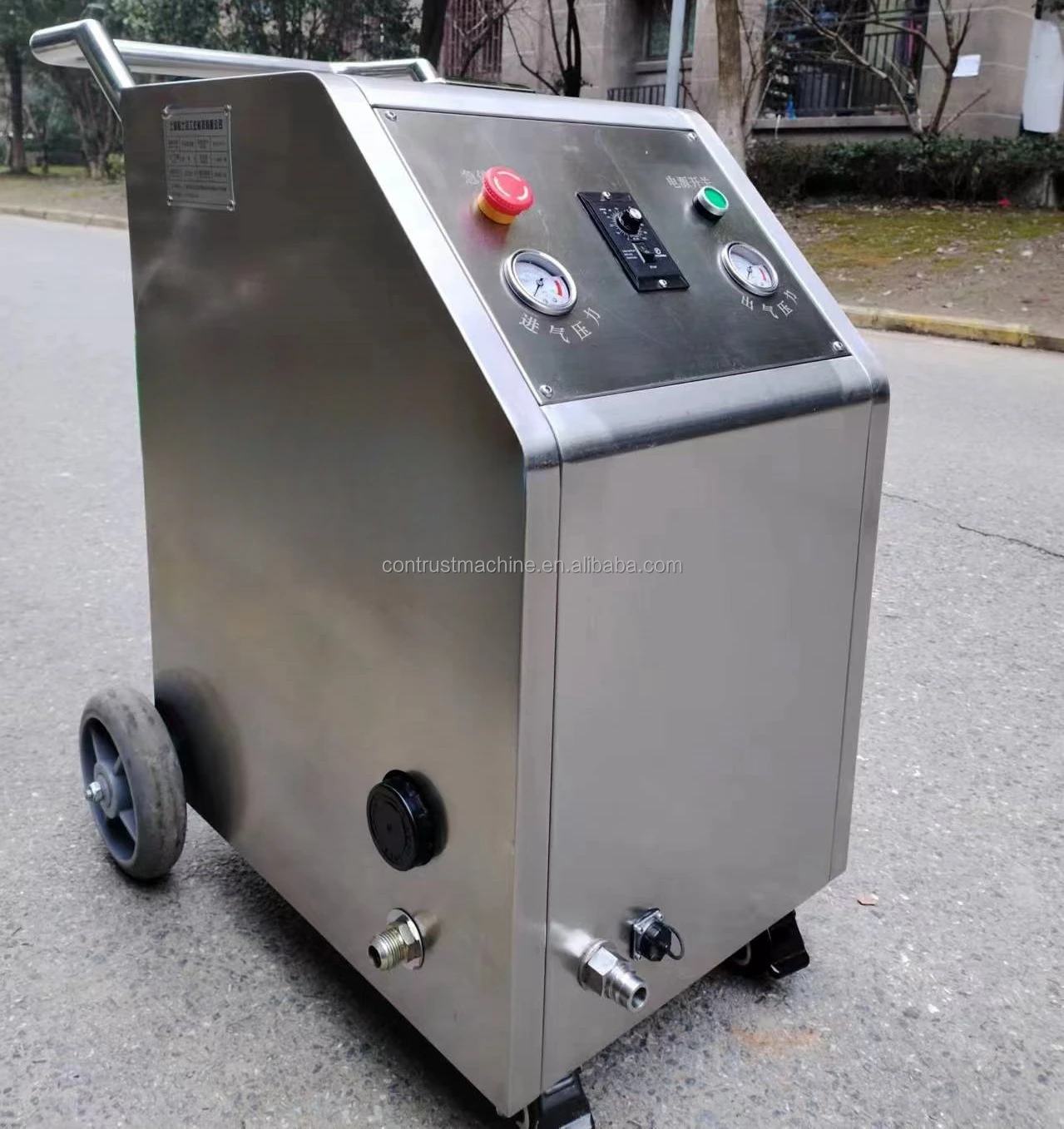 High Pressure Power Dry ice cleaner equipment widely used for physical carbon and rust removal