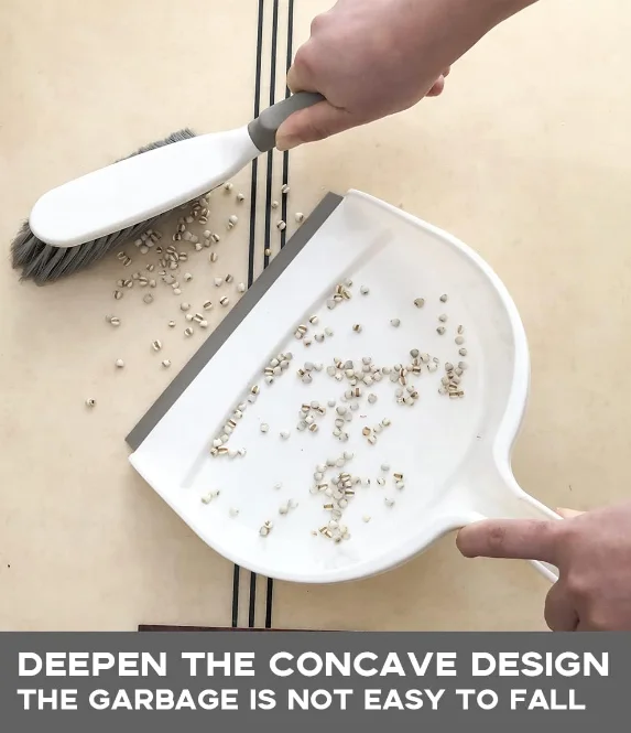 Yellow-Small Dustpan and Brush Set, Handheld Broom and Dustpan Set, Dustpan with Brush-----Nice