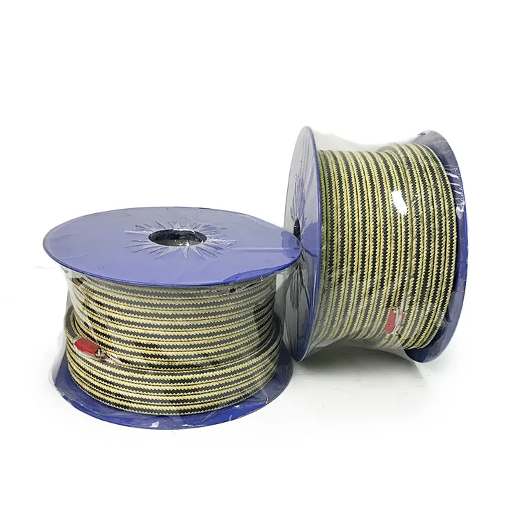 Factory custom Graphite Carbon Fiber filled Ptfe braided Packing Mechanical processing Seal PTFE graphite gland packing