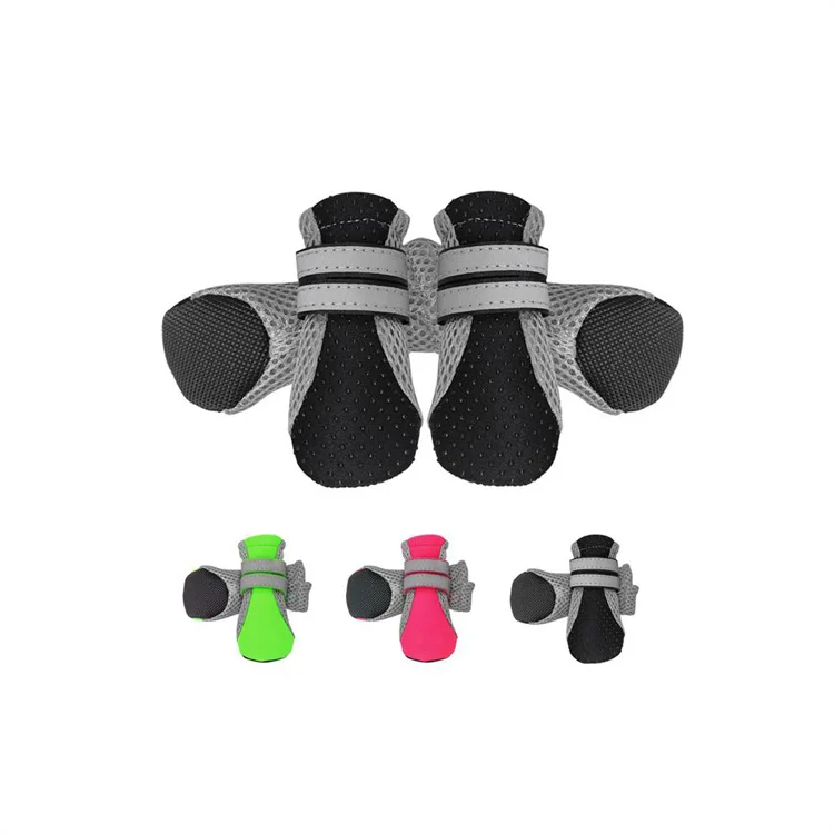 Customizable Reflective Stripe Autumn Winter Sport Designer Pet Dog Shoe Dog Shoes