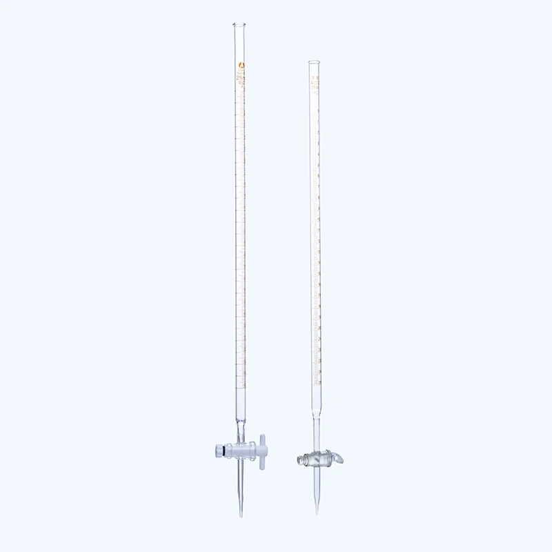 Laboratory 50ML Borosilicate Glass Burette With PTFE Straight Stopcock 5ml 10ml 25ml 50 ml100ml Laboratory Burette