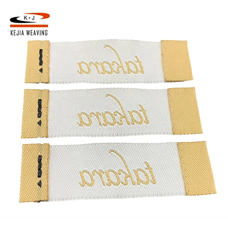 Customized Clothing Woven Labels Printing/Garment Satin Tags/Fabric Brand 1000 PCS A Lot