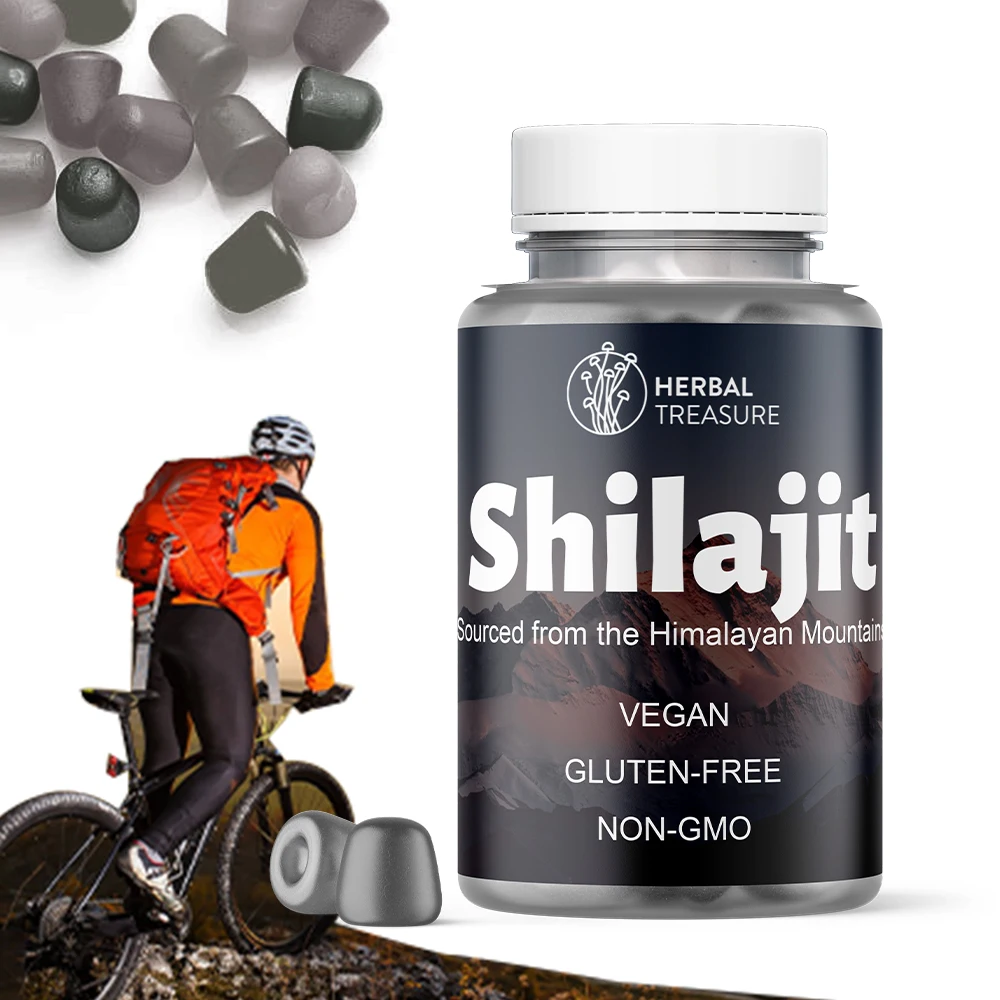 Factory Price Shilajit Gummies 60 Count for Men & Women Himalayan Pure Shilajit Gummies Delicious Vegan Flavor