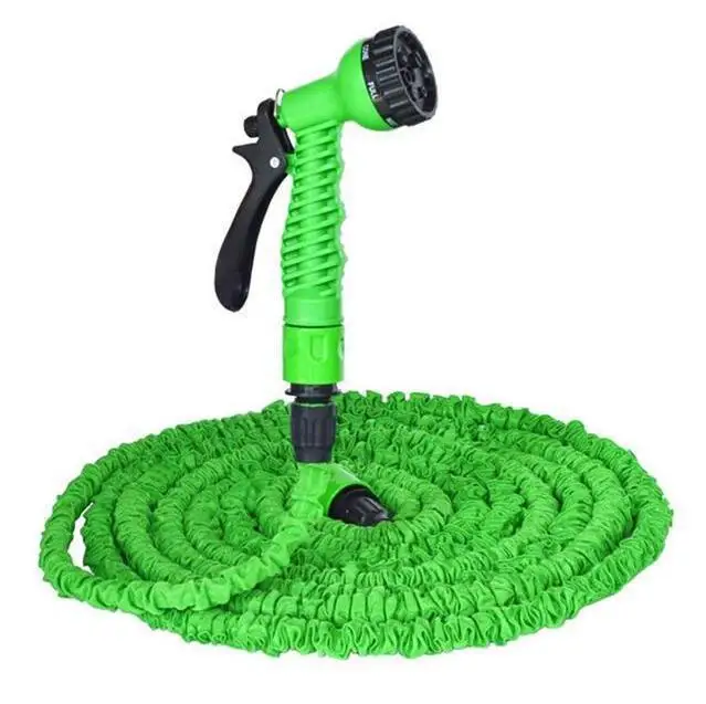 Retractable  25 Ft 50 Ft 75 Ft 100 Ft 150 Ft Rubber Hose High Pressure Snake Magic Garden Hose