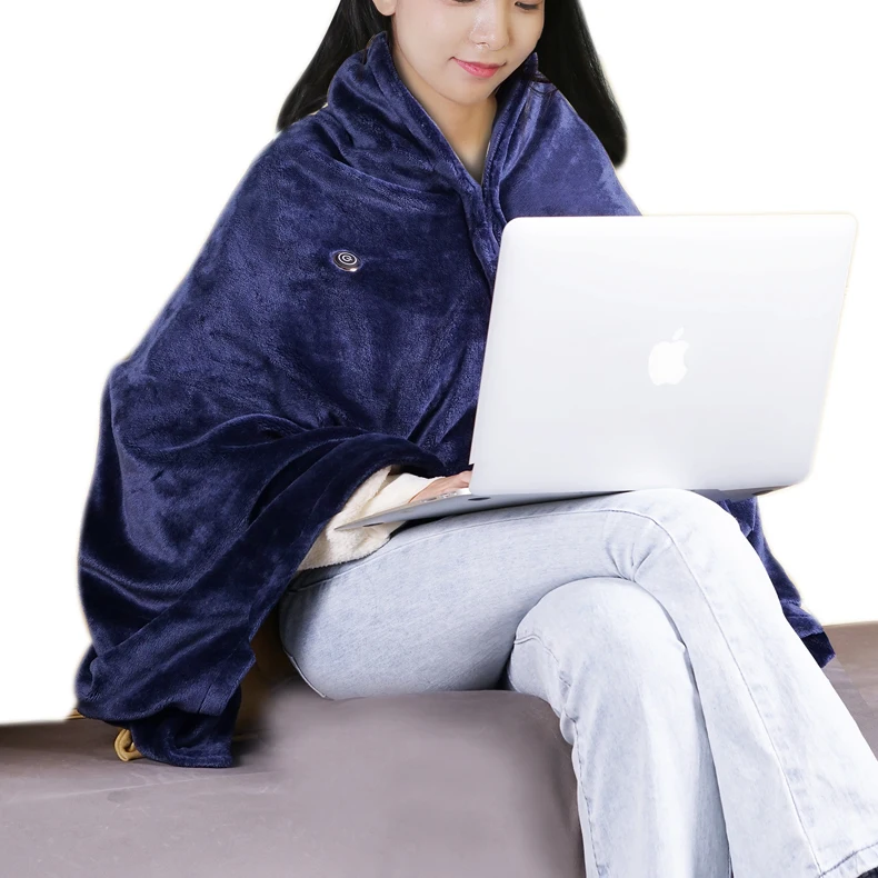 Super Cozy Flannel 3 Heating Levels 8 Timer Settings Heated Blanket Electric Blanket Throw Couverture chauffante electrique