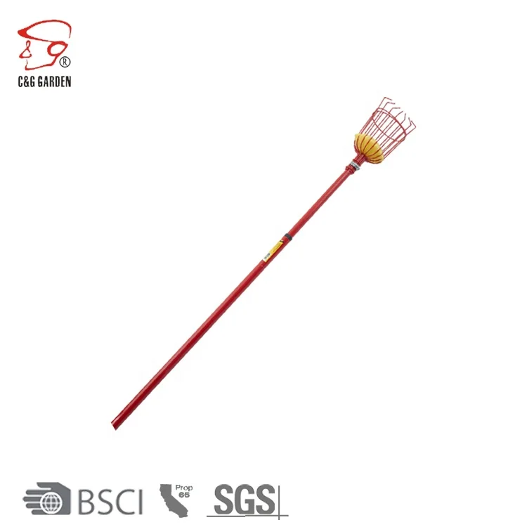 Fruit Picker With Wood Handle