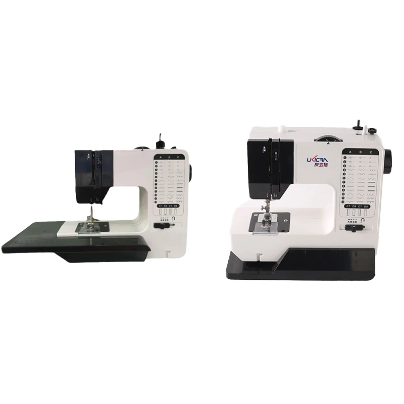 Home Mini Portable Sewing Machine Power Electric Sewing Home Small Machine Single Thread Straight Sewing Stitching Machinery
